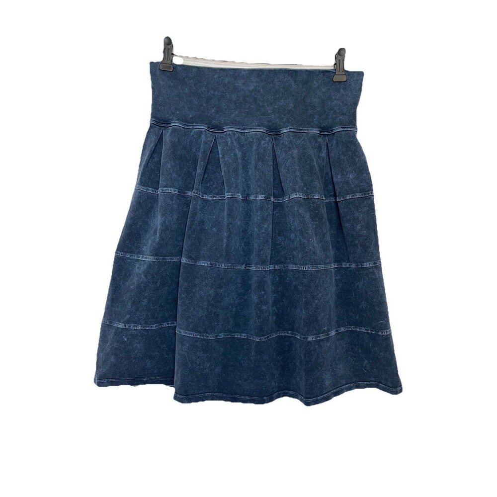 Hard Tail Women's Large Navy Blue Skirt Y2K Cotton 2000s